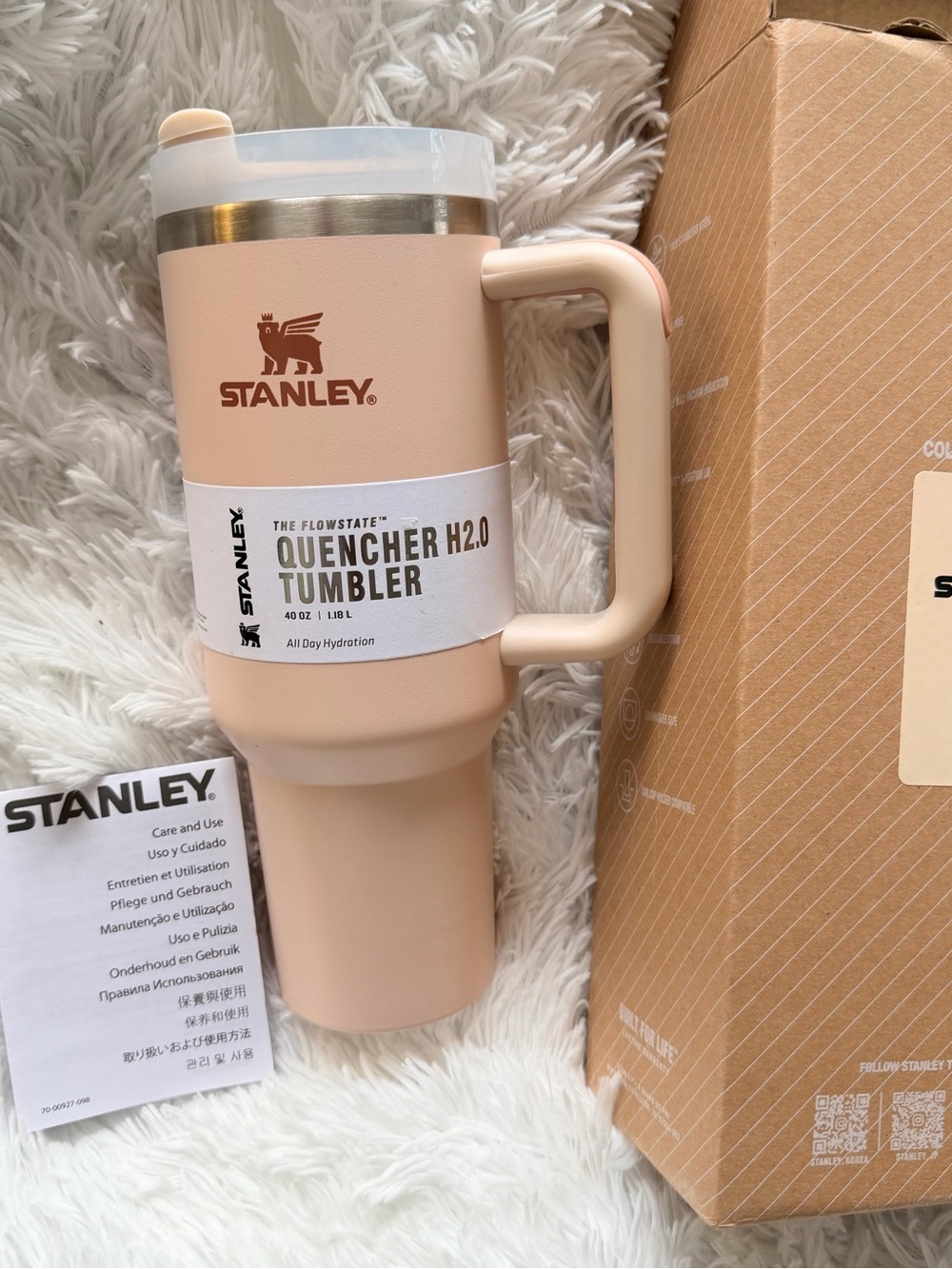 Stanley Quencher Tumbler - Blush Peach